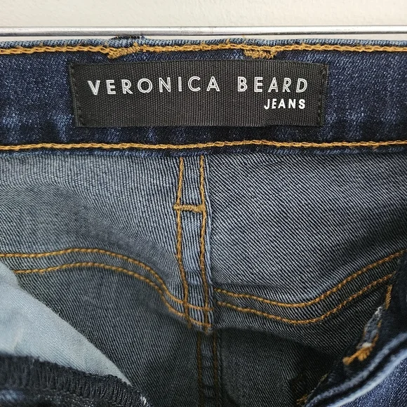 Veronica Beard Beverly Skinny Flare Hifh Rise Jeans - Picture 5 of 5